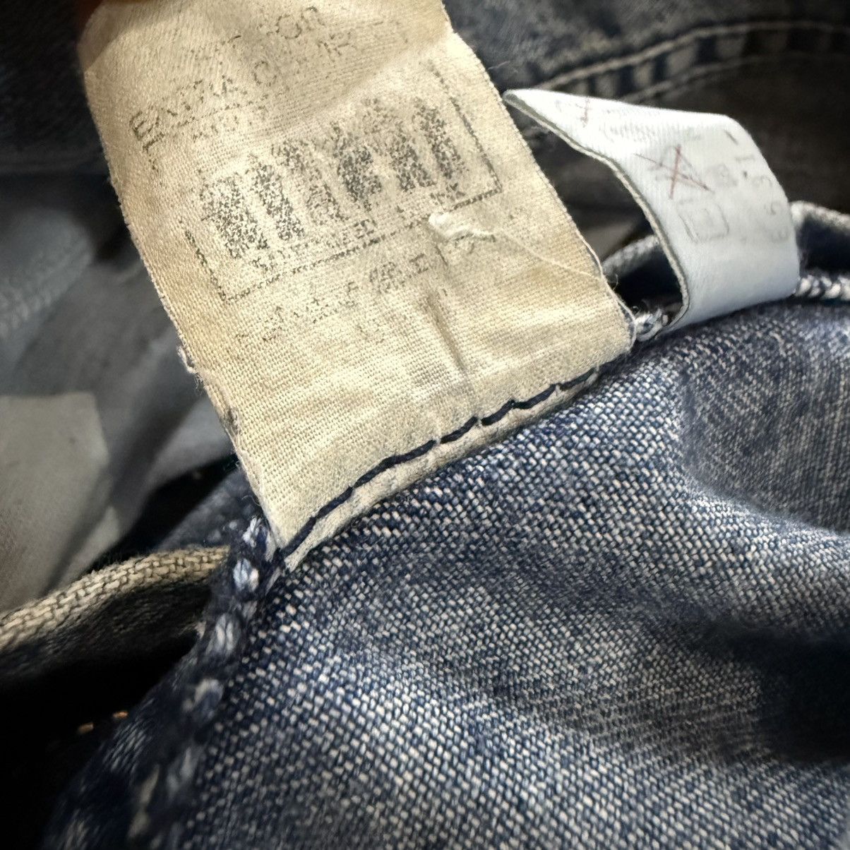 Lee Workwear Vintage 90s Lee Sanforized Carpenter Marbling Denim Size US 30 / EU 46 - 17 Thumbnail
