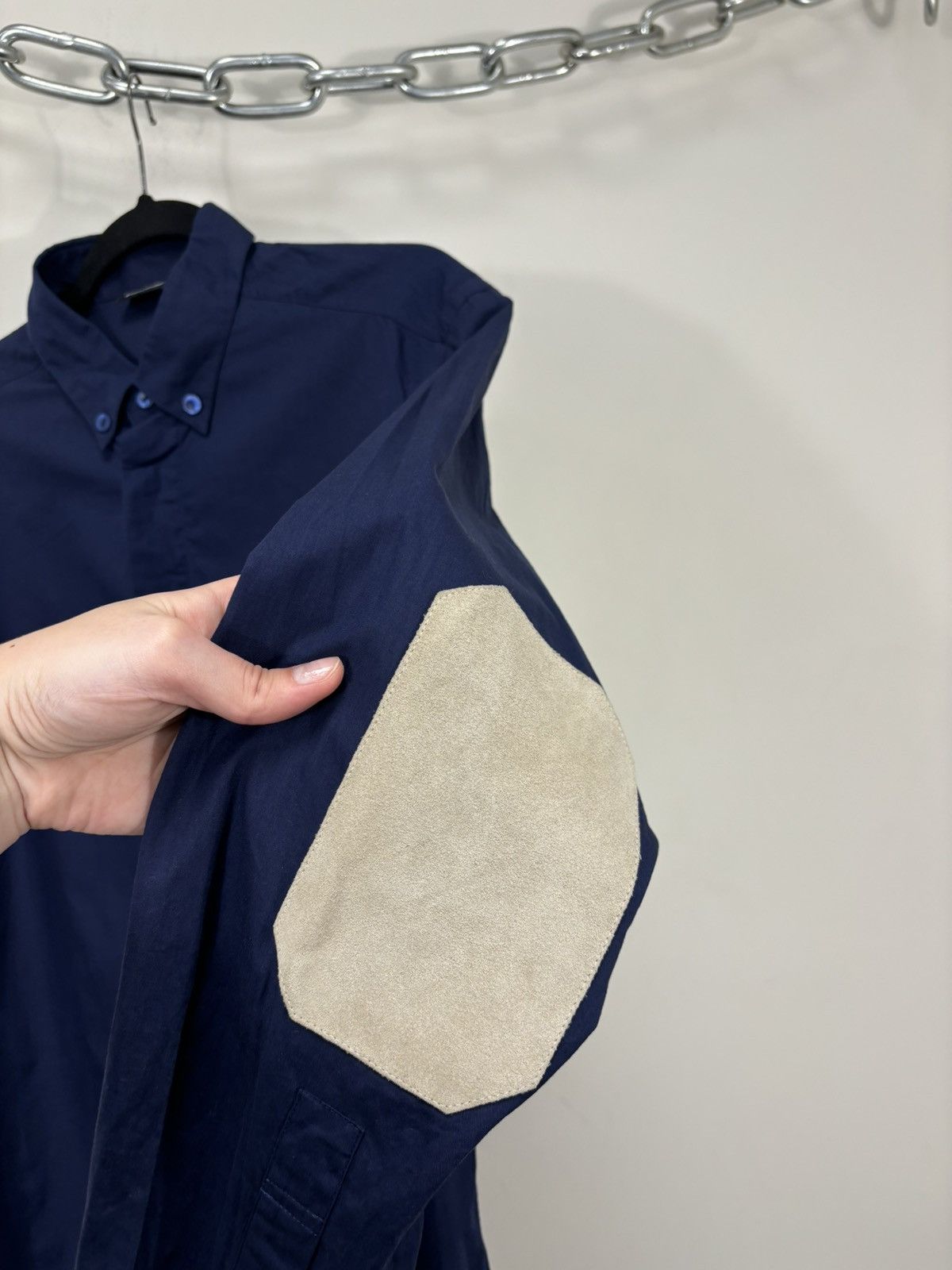 Just Cavalli Just Cavalli Men’s Leather Parts Button Down Dress Shirt Size US M / EU 48-50 / 2 - 10 Thumbnail
