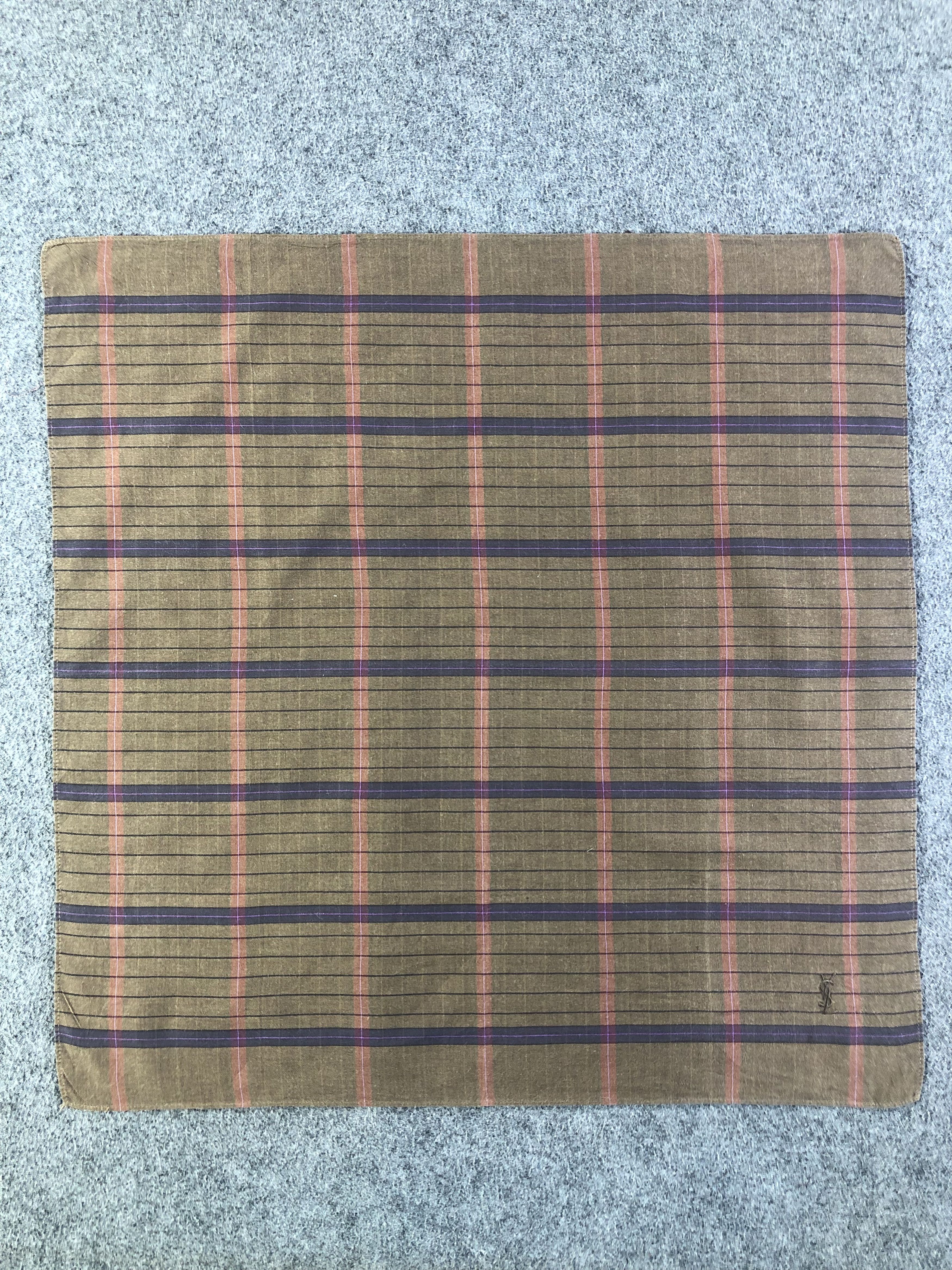 Yves Saint Laurent Yves Saint Laurent Handkerchief / Bandana / Neckerchief Size ONE SIZE - 3 Thumbnail
