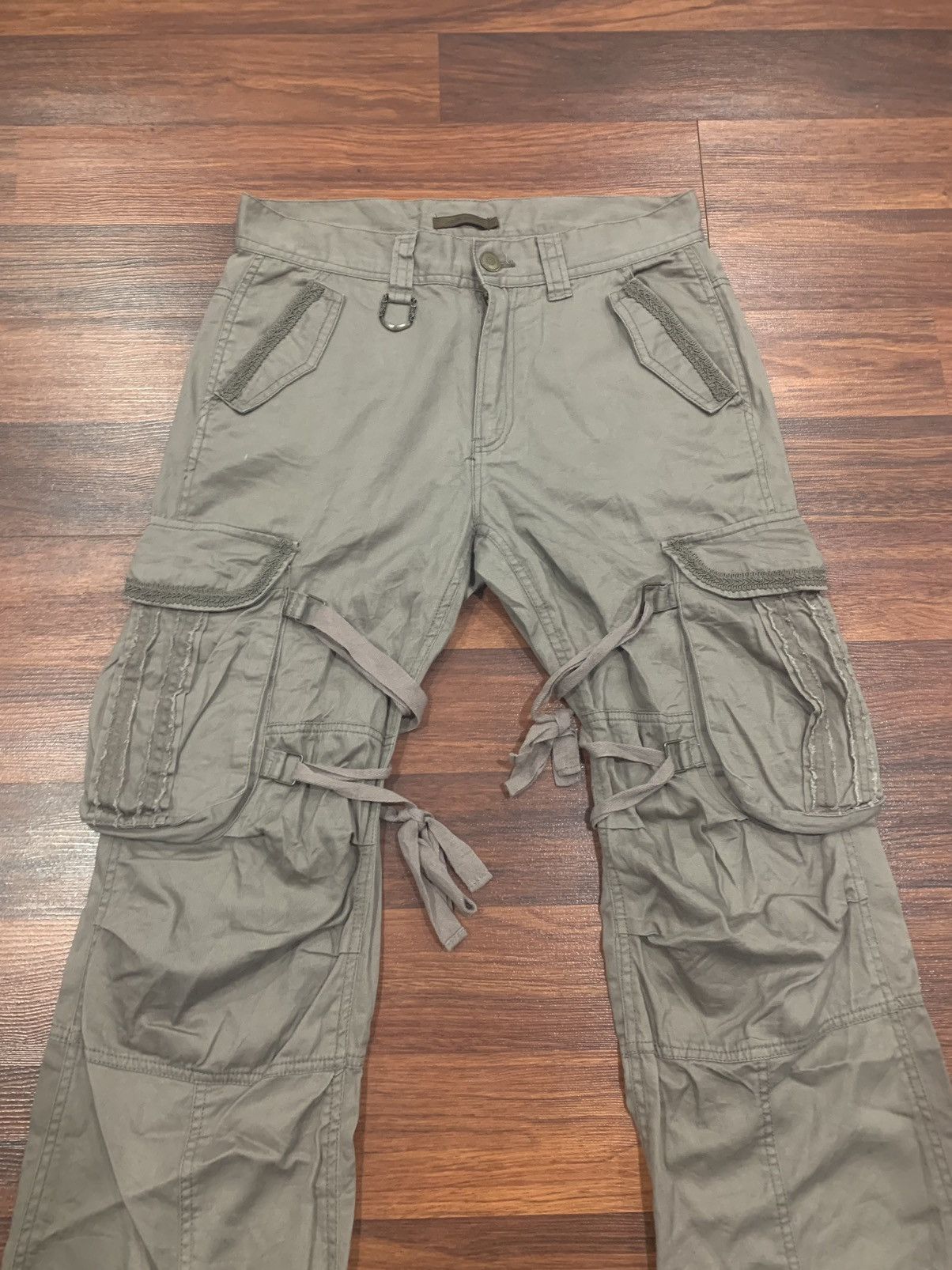 If Six Was Nine DackDive Bondage Cargo Pants Size US 32 / EU 48 - 3 Thumbnail