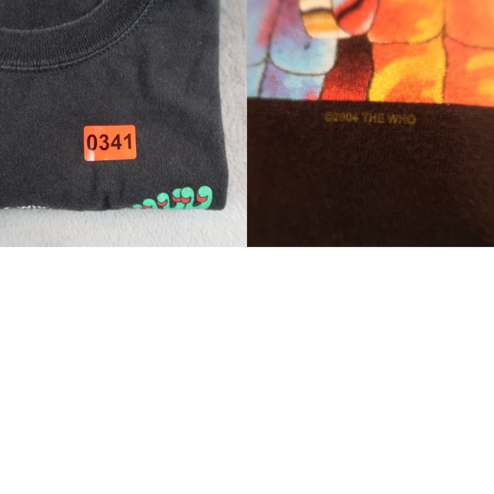 Hanes VINTAGE The Who T Shirt Mens L Black 2004 A Quick One Happy Jack Band Promo Y2K Hanes Shirt Mens L Black Band Shirt Size US L / EU 52-54 / 3 - 8 Thumbnail
