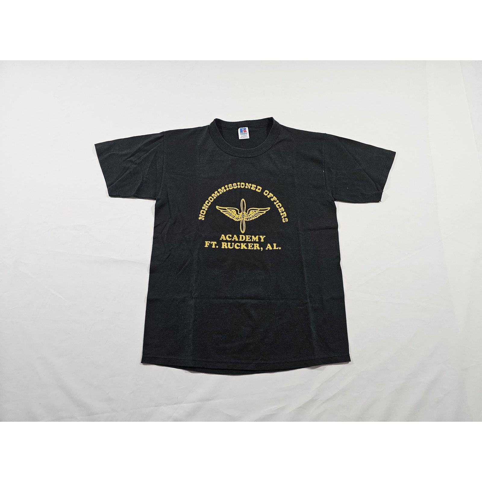 Russell Athletic Noncommissioned Officers Academy T-Shirt Ft. Rucker Black M Size US M / EU 48-50 / 2 - 1 Thumbnail