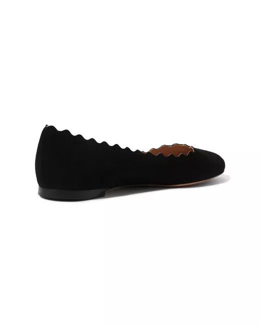 Chloe o1loc1c1024 Lauren Ballerinas in Black Size US 9 / IT 39 - 3 Thumbnail