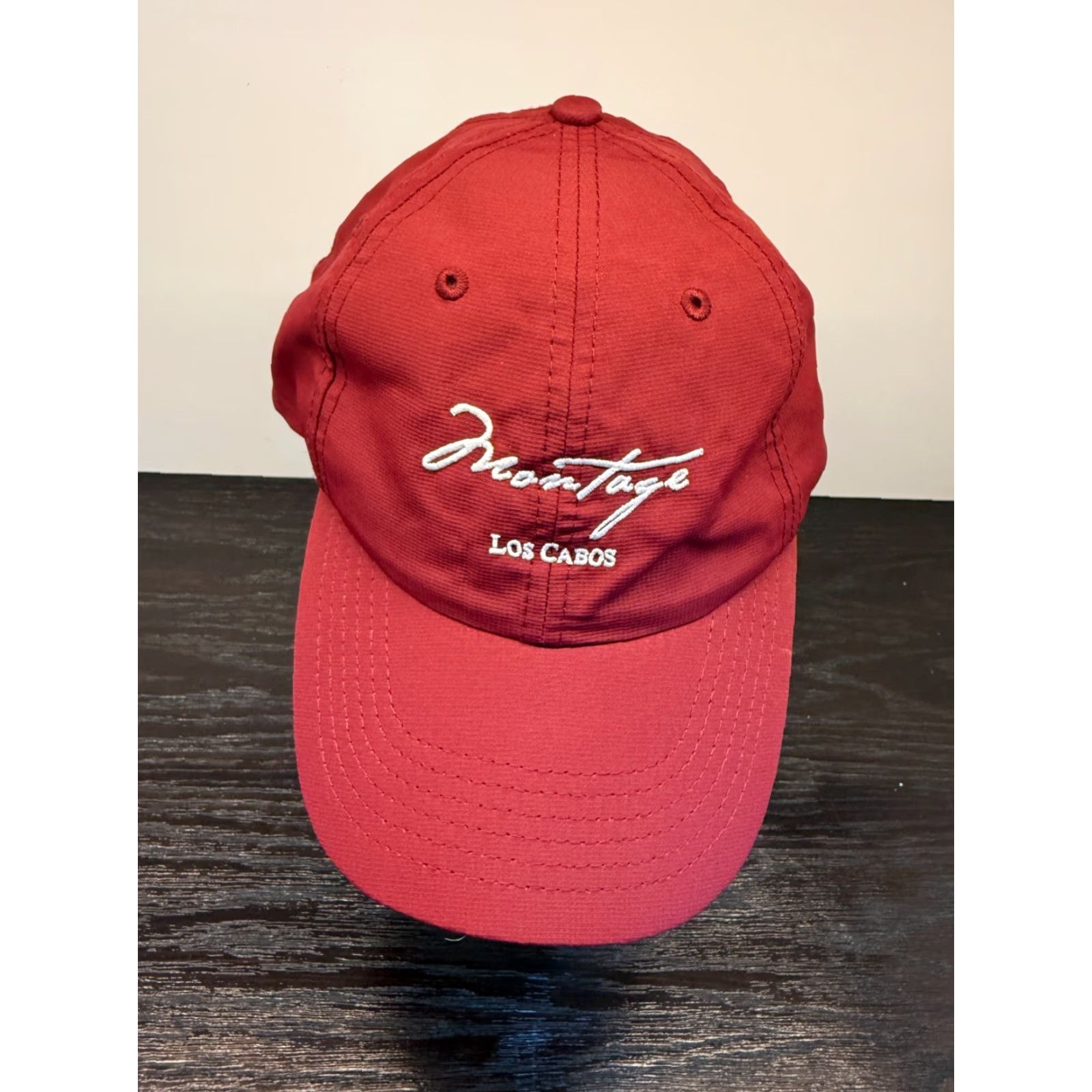 Imperial Imperial Montage Los Cabos Hat Mens One Size Red Strapback Adjustable Tennis Golf Size ONE SIZE - 2 Thumbnail