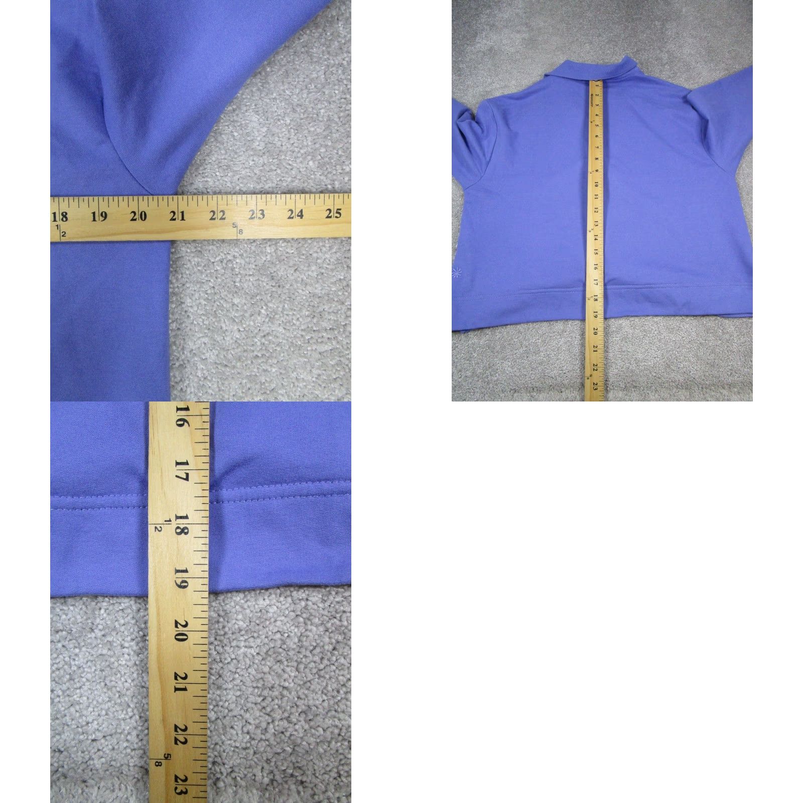 Athleta VINTAGE Athleta Shirt Womens XS Purple Cotton Blend Pullover Activewear Yoga Running & Training Women Size XS / US 0-2 / IT 36-38 - 8 Thumbnail