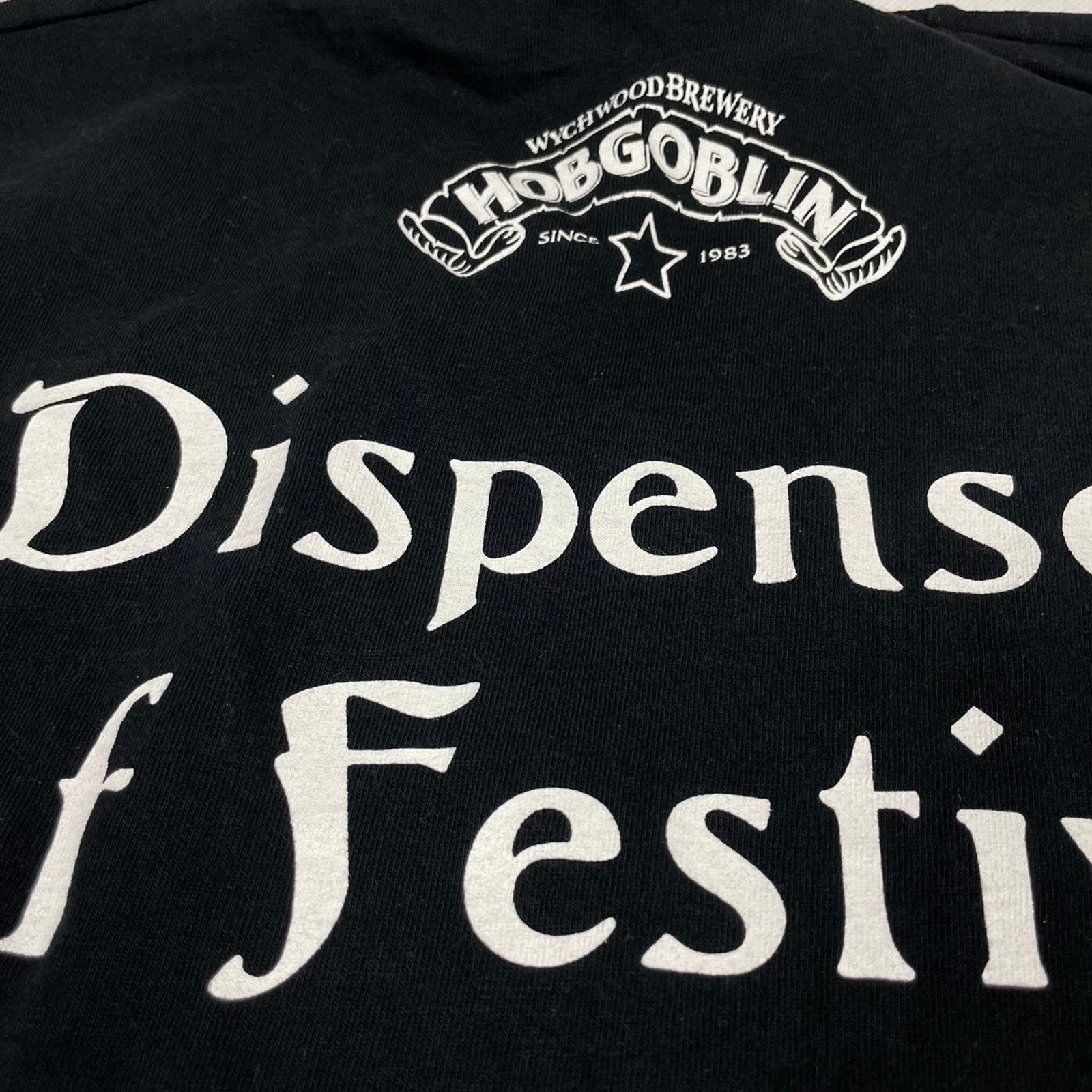 Fruit Of The Loom Vintage Fruit Of The Loom HobGoblin T Shirt Size L Black y2k Size US L / EU 52-54 / 3 - 8 Thumbnail