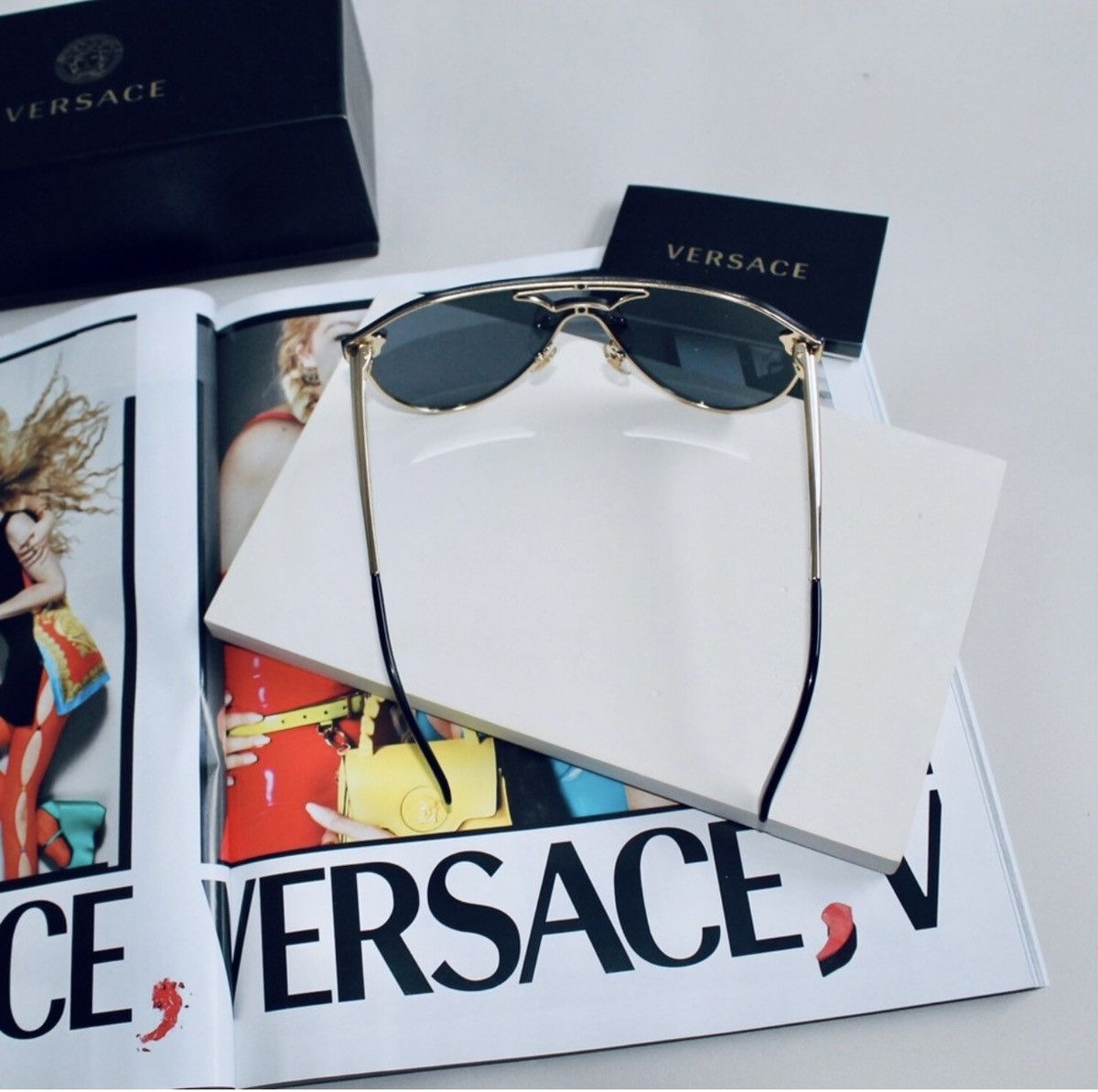 Versace VERSACE Pilot Sunglasses Size ONE SIZE - 4 Thumbnail
