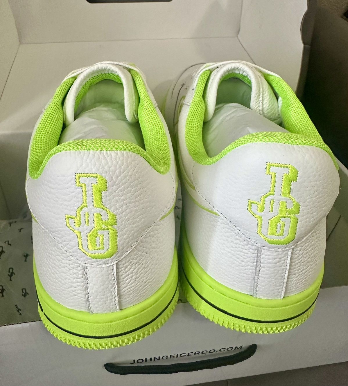 John Geiger John Geiger GF-01 white/lime size 12. DS Size US 12 / EU 45 - 4 Thumbnail