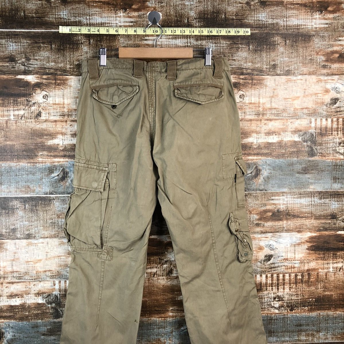 Japanese Brand Surplus Brown Cargo tactical Multipocket Pants #A2567 Size US 30 / EU 46 - 17 Thumbnail