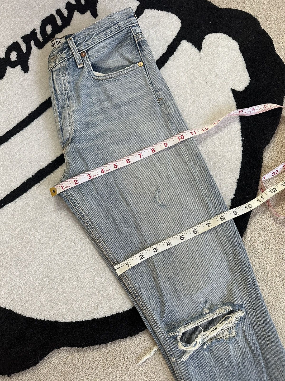 Agolde A Gold E Los Angeles Jeans Size 26" / US 2 / IT 38 - 5 Thumbnail