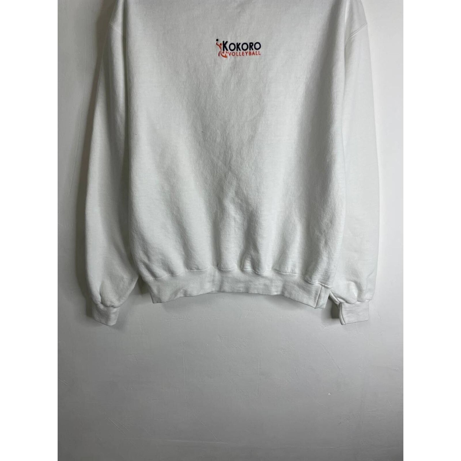 Vintage Vintage Kokoro Volleyball White Crewneck Sweatshirt Size M Size US M / EU 48-50 / 2 - 3 Thumbnail