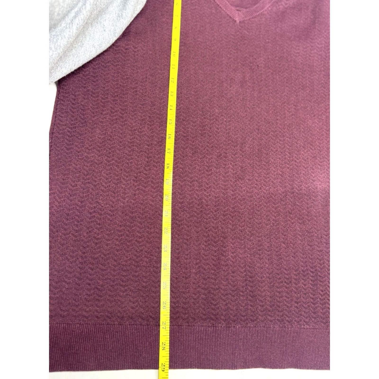 Vintage VINTAGE? (No) Buttercloth Sweater Mens XL Burgundy Pullover Long Sleeve Knit Collared Solid Regular Fit Knit Wool? Size US XL / EU 56 / 4 - 4 Thumbnail