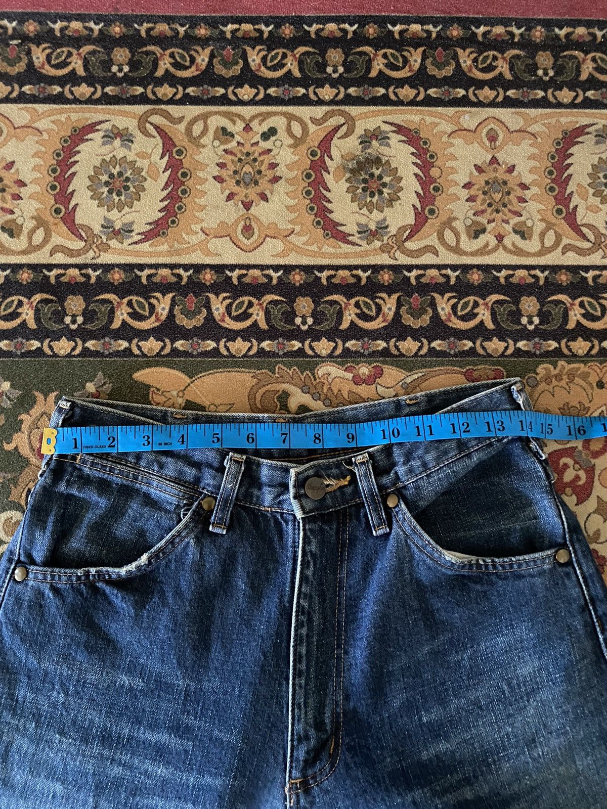 Japanese Brand × Vintage × Wrangler Vintage Wrangler Selvedge Denim Redline Pant Size US 28 / EU 44 - 15 Thumbnail