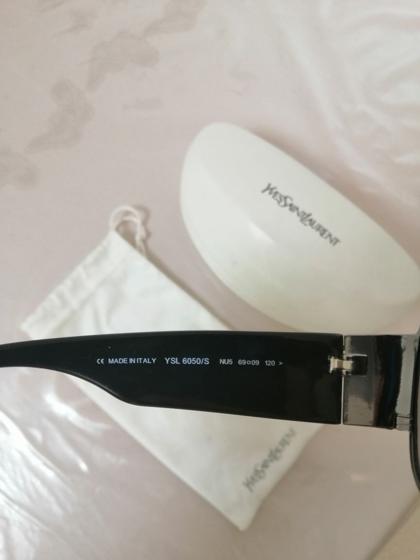 Yves Saint Laurent YSL 6050/S unisex Logo sunglasses Size ONE SIZE - 3 Thumbnail