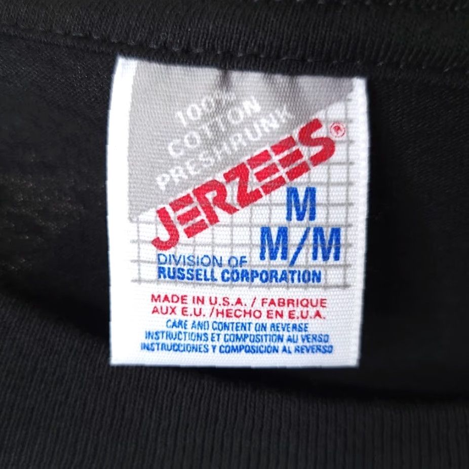 Jerzees VINTAGE Alaska Iditarod T Shirt Mens Size Medium 90s 1997 Champion Dog Sled USA Jerzees Black Cotton Crew Neck Short Sleeve Size US M / EU 48-50 / 2 - 7 Thumbnail