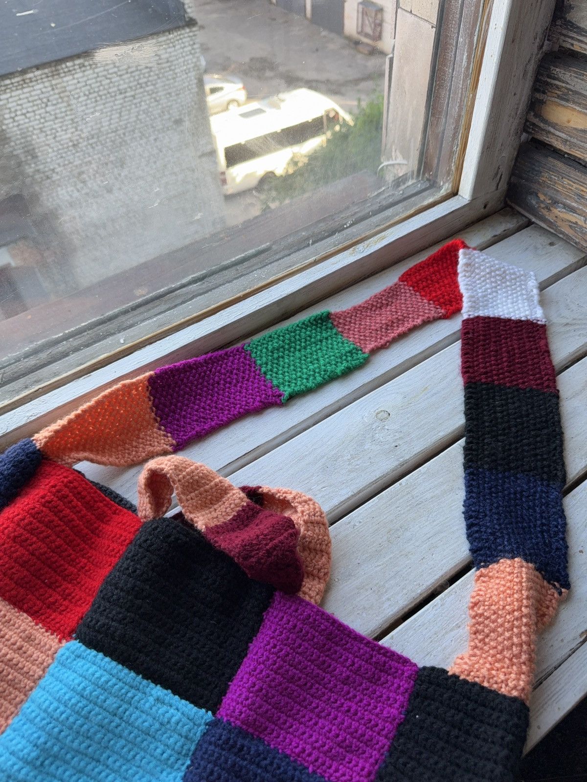 Japanese Brand Japanese style Handmade Knit Y2K 00s Retro Boho bag Size ONE SIZE - 4 Thumbnail