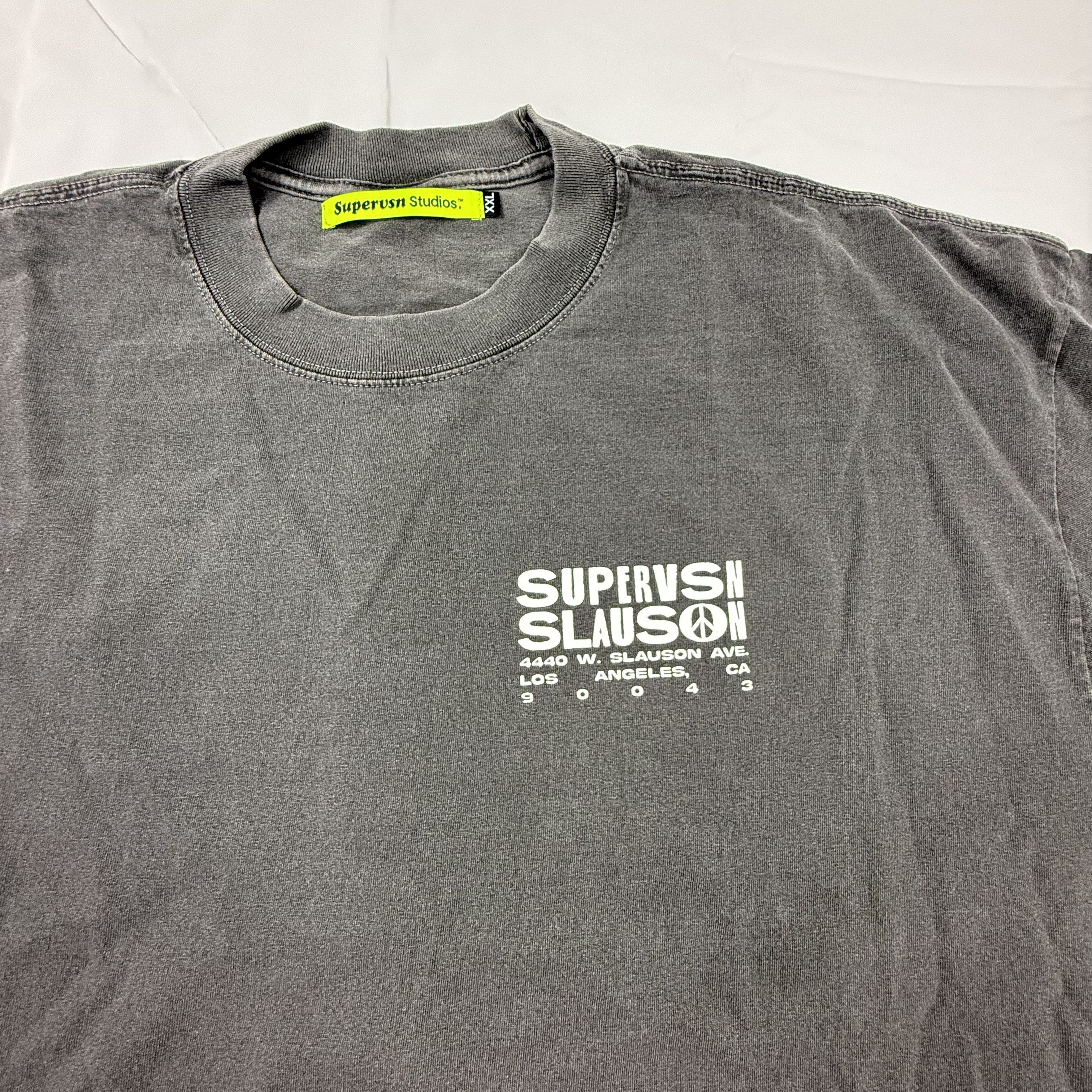 Supervsn Supervsn Studios Slauson Doberman Tee XXL Washed Black Boxy Size US XXL / EU 58 / 5 - 4 Thumbnail