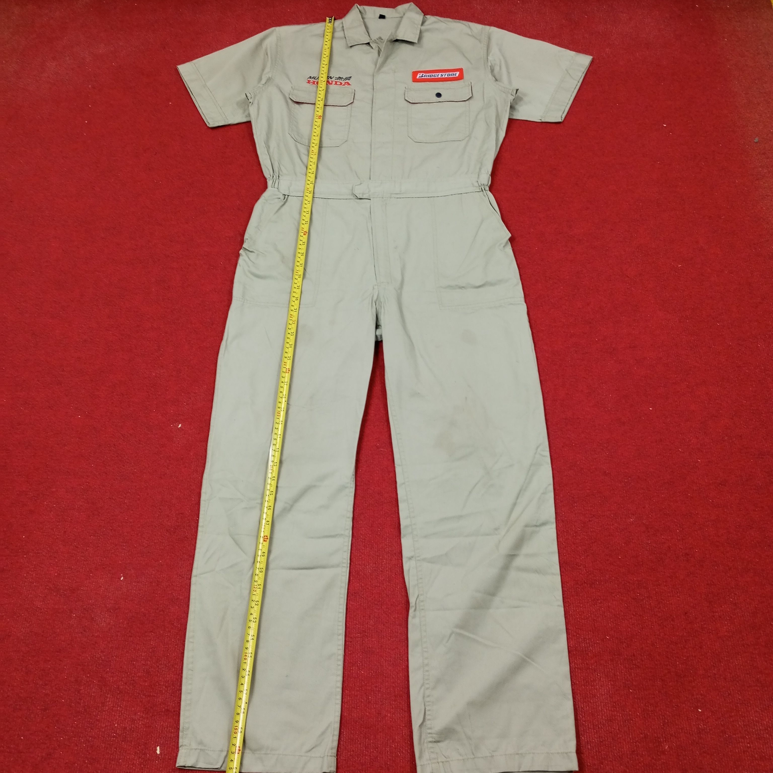 Vintage Bridgestone X Mugen Honda Custom Art Coverall Jacket c221n6 Size US M / EU 48-50 / 2 - 6 Thumbnail