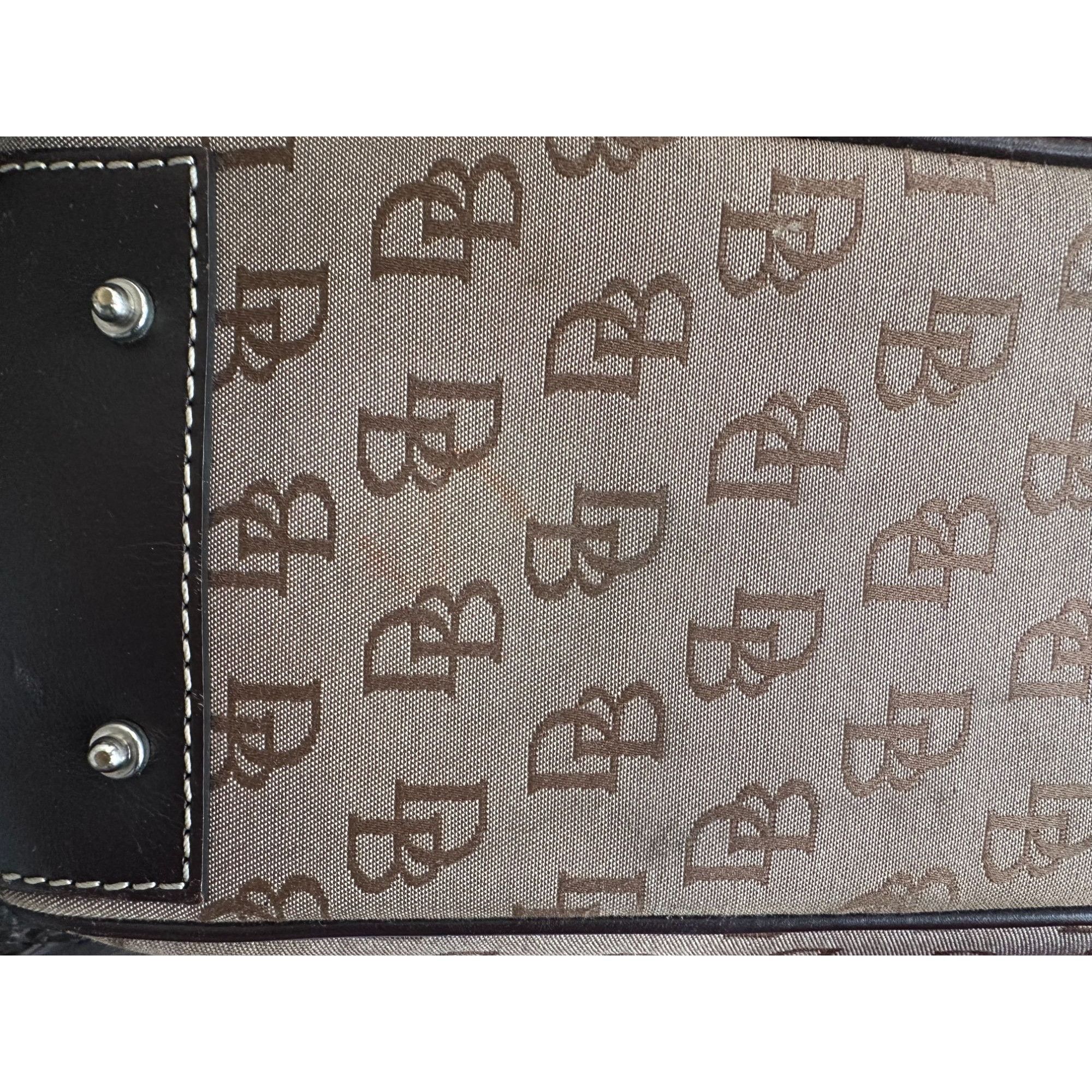 Dooney & Bourke Dooney & Bourke Double Handle Signature Jacquard Tan Satchel Size ONE SIZE - 6 Thumbnail