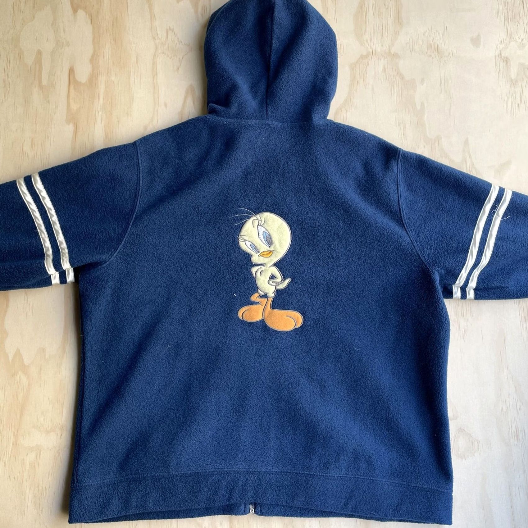 Vintage VINTAGE Looney Tunes Tweety Hoodie Mens XL Blue Fleece Full Zip Sweatshirt 90s Cartoon Bird Size US XL / EU 56 / 4 - 6 Thumbnail