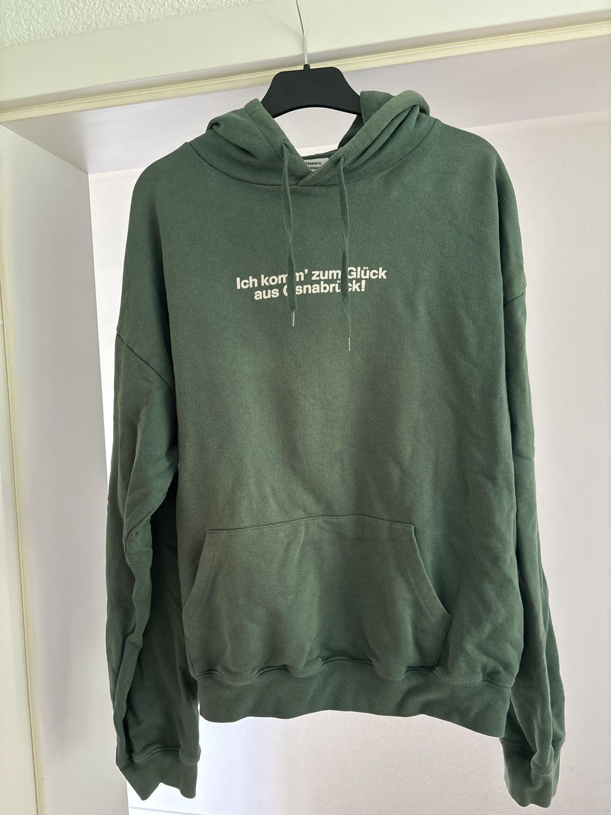 Vetements Hidden Side Seized Website Mask Hoodie [M] | Grailed