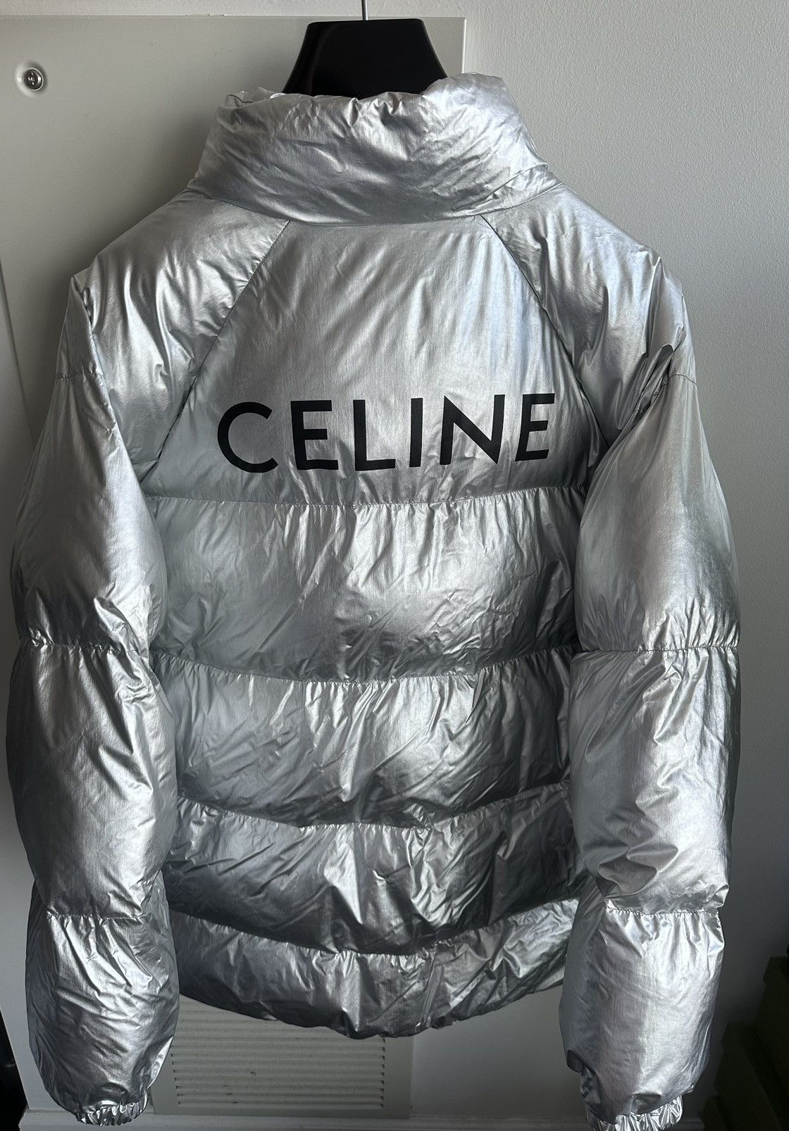 Celine × Hedi Slimane $4,500 Runway Celine Hedi Slimane Coat Goose Down Size US XXL / EU 58 / 5 - 2 Thumbnail