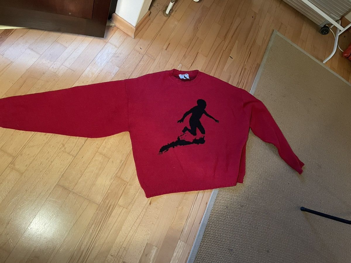 image of Kyoni Studio Sweater Knit XL in Red, Men's