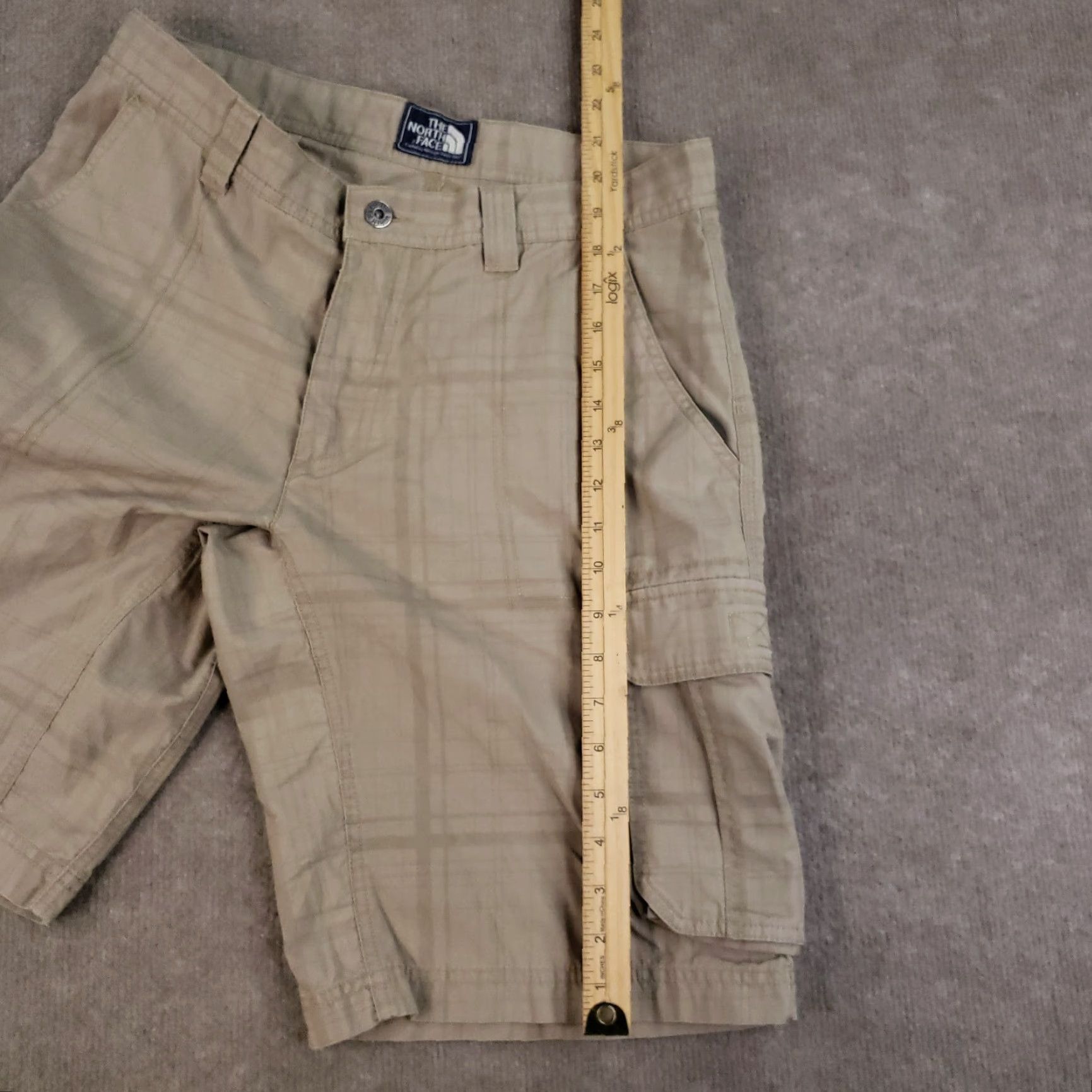 The North Face The North Face Shorts Mens 34 Beige Plaid Cargo Outdoors Hiking Pockets Shirt/Shorts Size US 33 - 4 Thumbnail