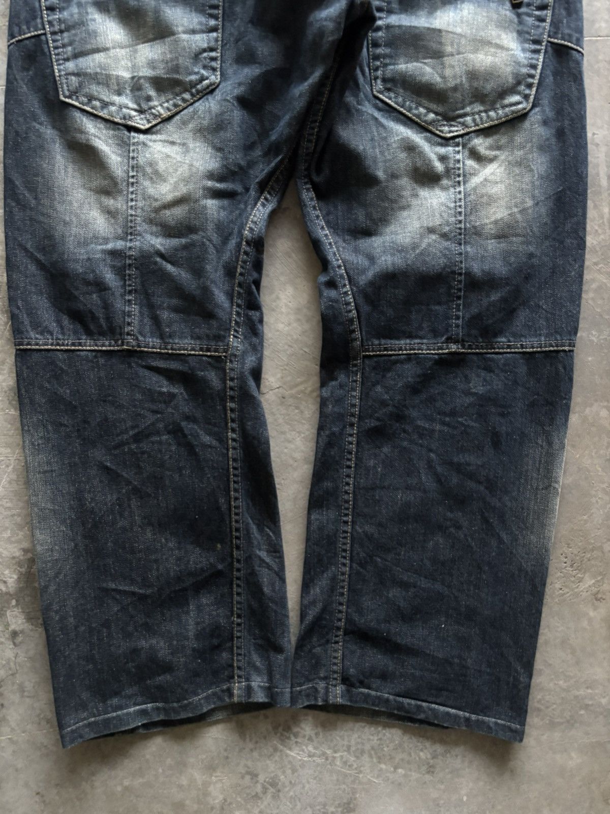 PPFM DOUBLE WAIST DOMINATE JAPANESE WASHED PUNK GRUNGE MUD RUSTY Size US 37 - 15 Thumbnail