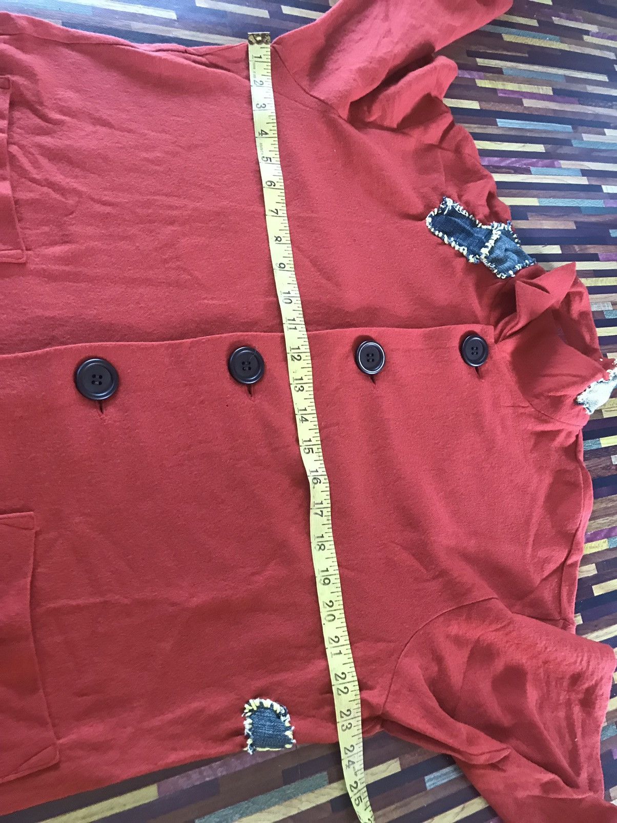 Yohji Yamamoto 🔥🔥🔥VTG YOHJI YAMAMOTO WOOL PACTCH HOMEMADE Size US L / EU 52-54 / 3 - 9 Thumbnail