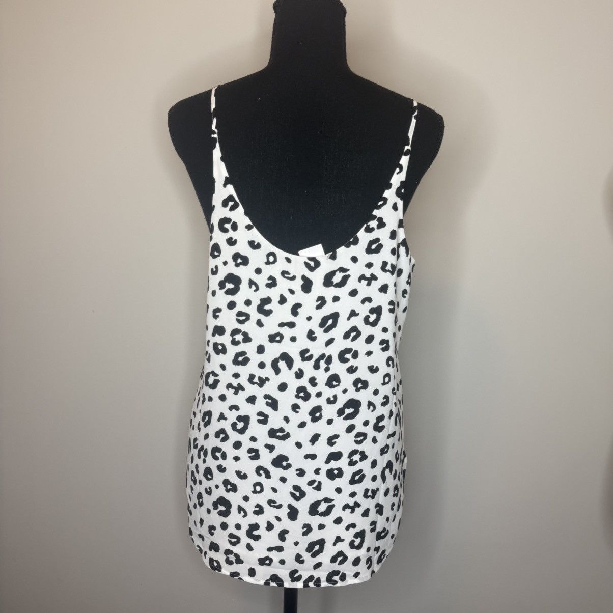 Loft LOFT Black and White Leopard Print Camisole Size S / US 4 / IT 40 - 3 Thumbnail