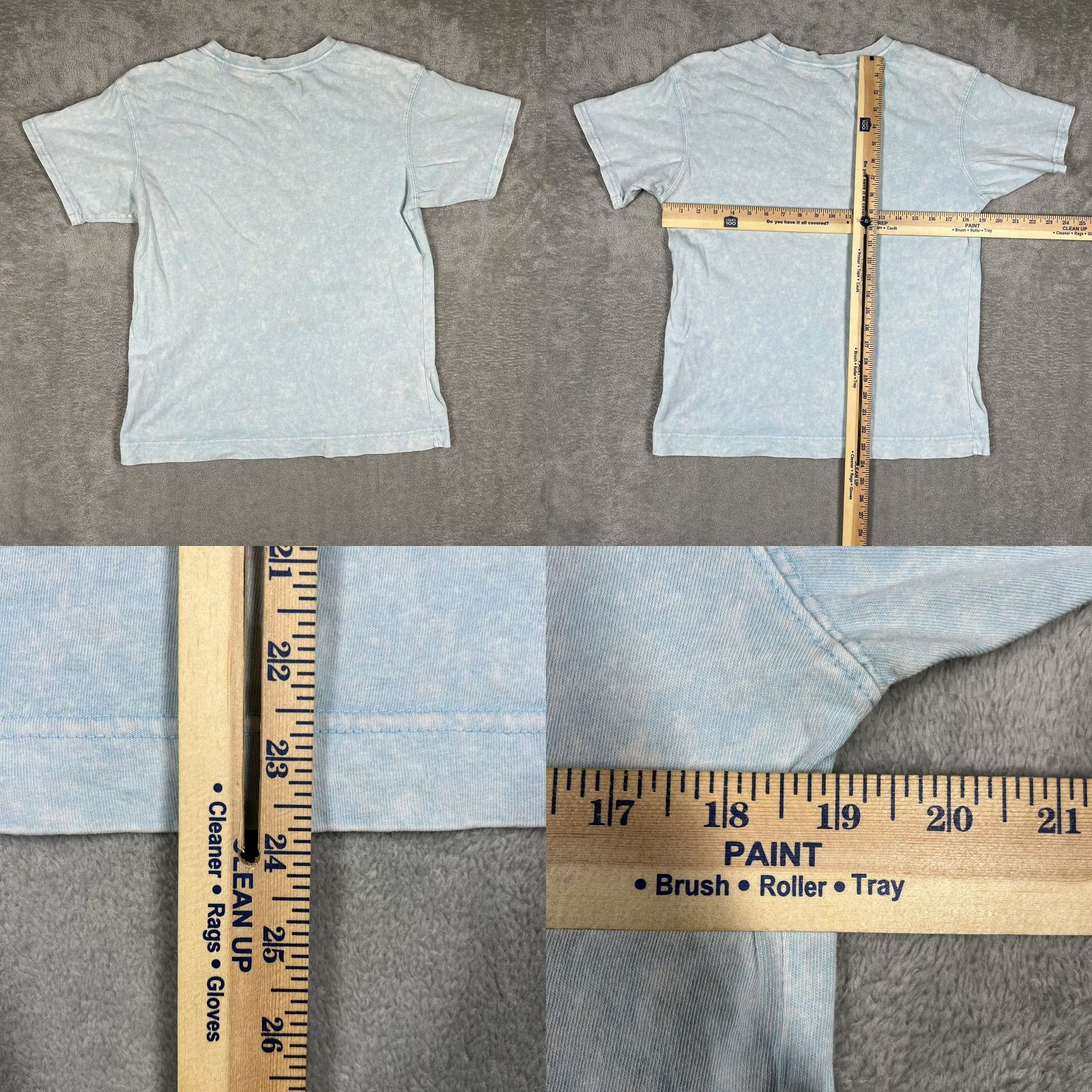 Champion Champion Shirt Mens Small Light Blue Tie Dye Crewneck 90s Logo T-Shirt Size US S / EU 44-46 / 1 - 8 Thumbnail