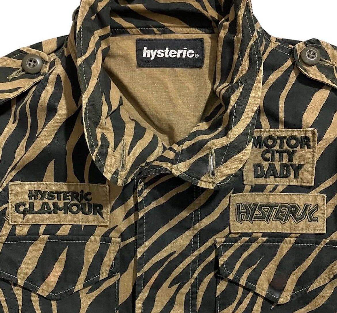 Hysteric Glamour 2000s Hysteric Glamour Tiger Stripe M65 Field Jacket Size US M / EU 48-50 / 2 - 3 Thumbnail