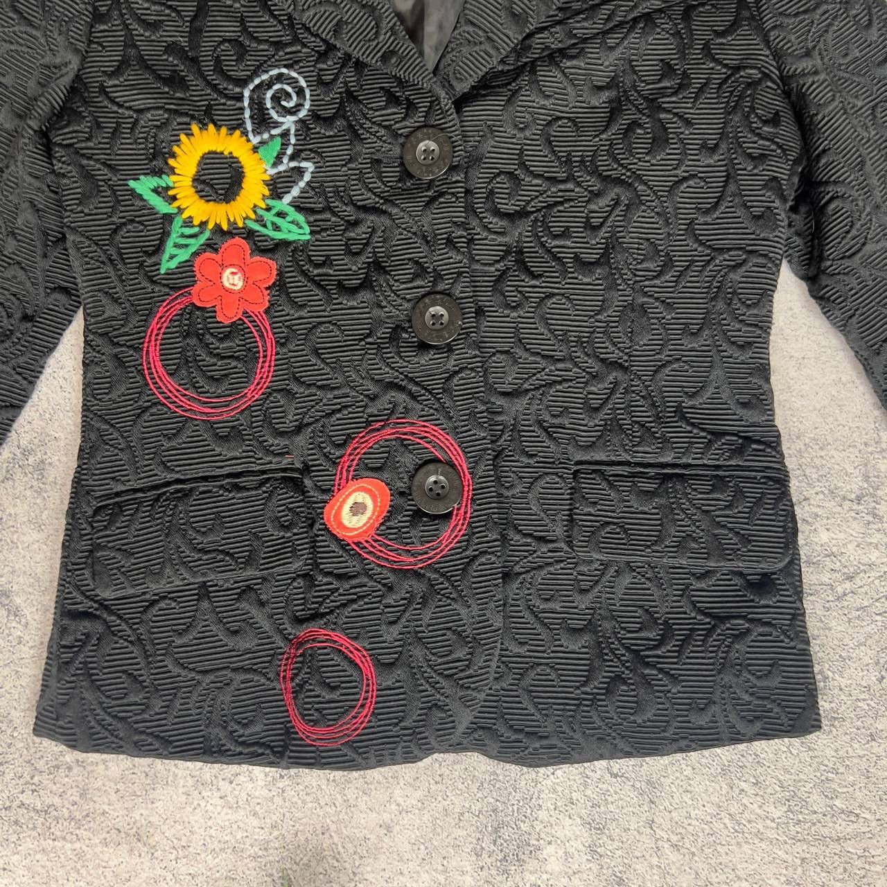 Desigual Desigual Jacket Women's Size 36 Black Long Sleeve` Size XS / US 0-2 / IT 36-38 - 3 Thumbnail