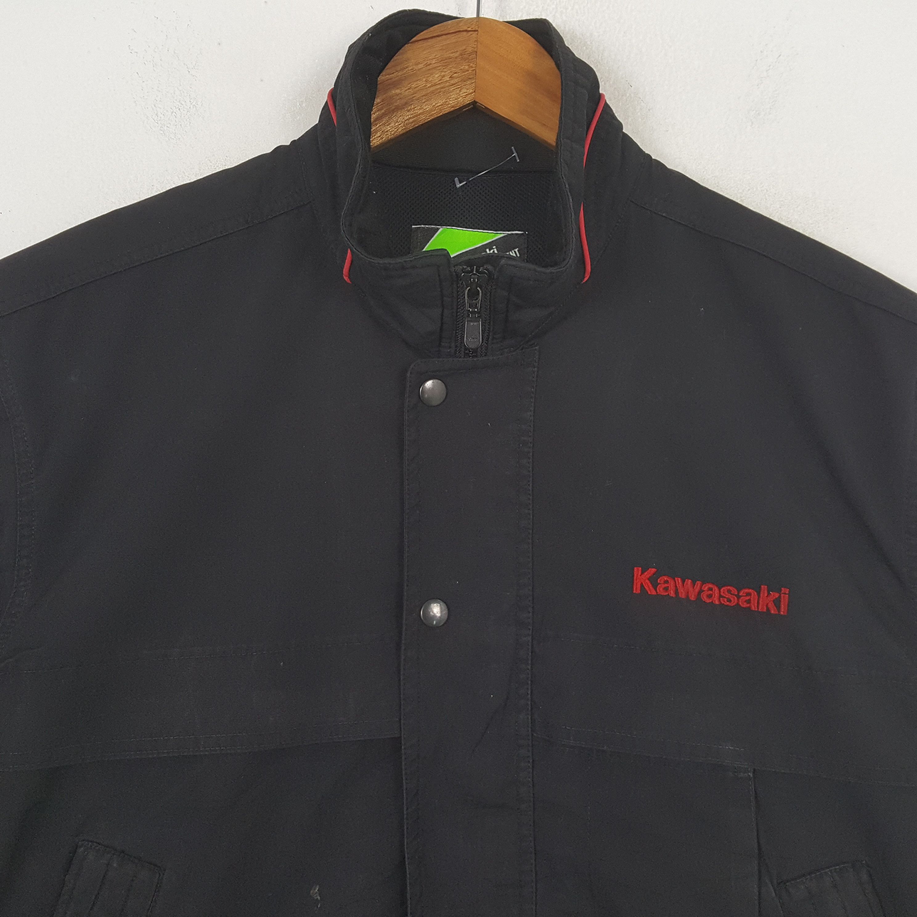 Japanese Brand × Vintage Vintage KAWASAKI Japanese Motorcycle Racing Jacket c282n30 Size US L / EU 52-54 / 3 - 4 Thumbnail