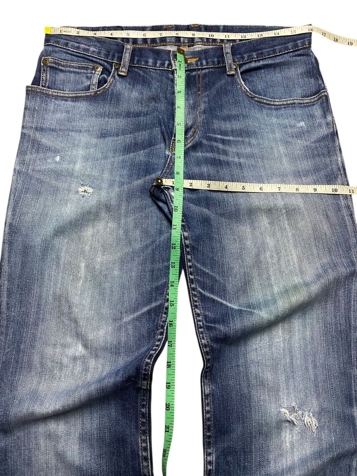 Japanese Brand Vintage Japanese Brand Monseur Nicole Distressed Jeans Size US 32 / EU 48 - 13 Thumbnail