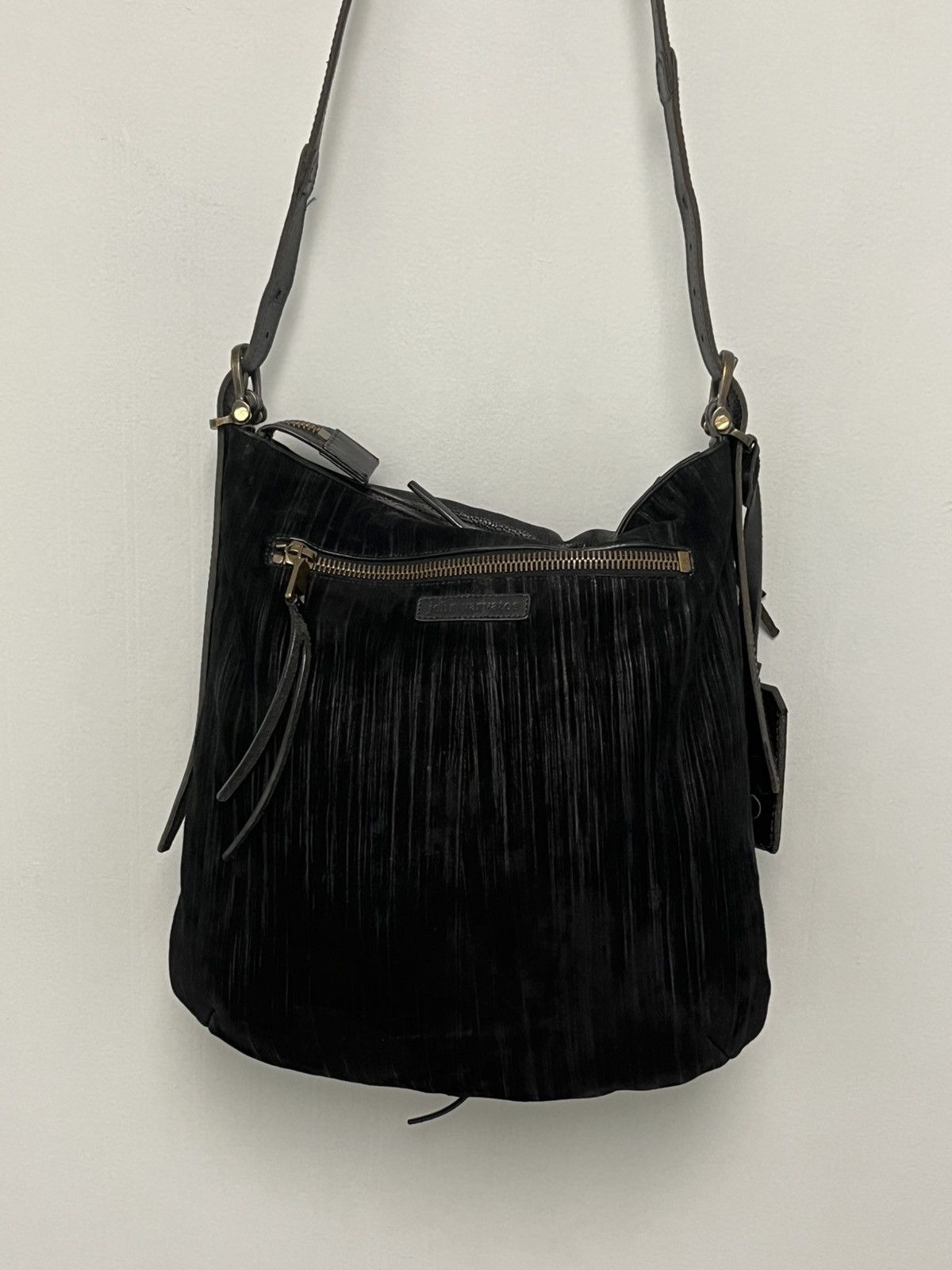 John Varvatos Leather Crossbody Bag. Size ONE SIZE - 12 Thumbnail