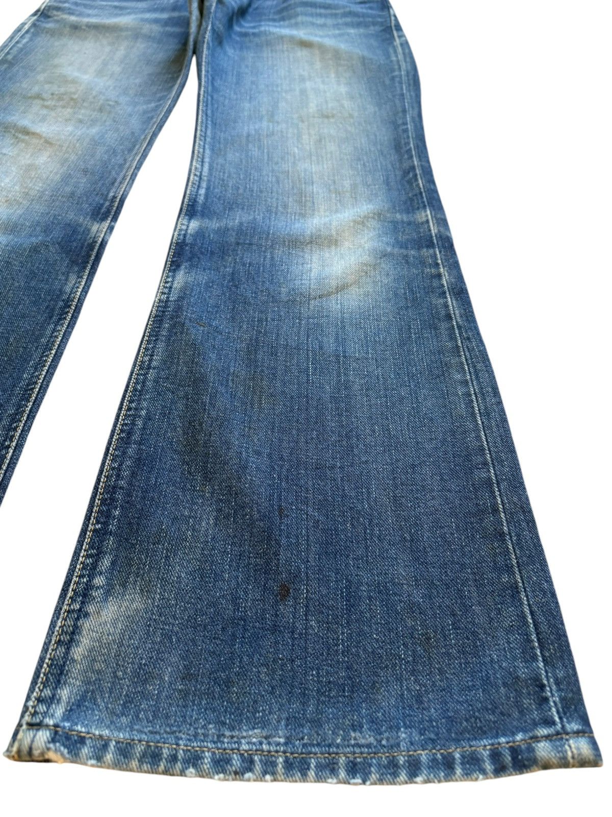 Japanese Brand × Lee Vintage Japanese Miss Lee Mud Wash Bootcut Jeans Size 29" - 7 Thumbnail