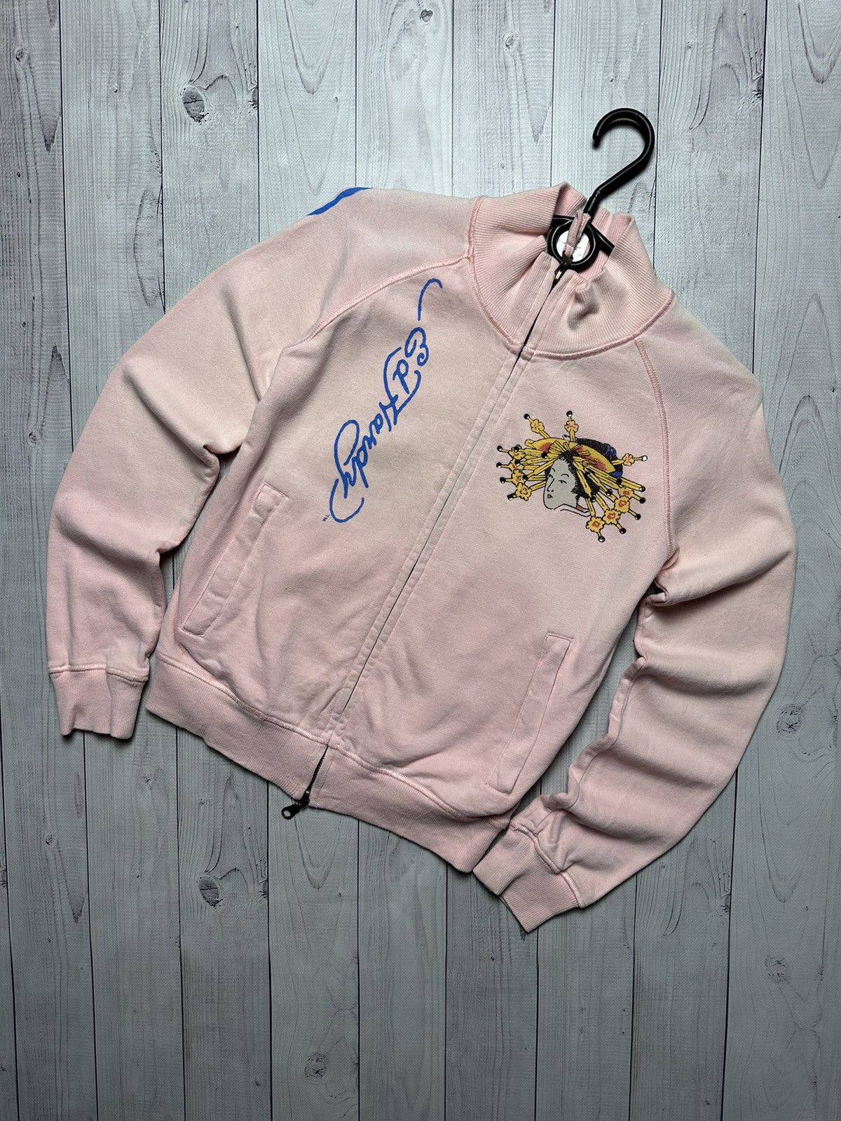 Ed Hardy × Vintage Vintage Ed Hardy zip hoodie jacket logo rare size Women’s Xs Size XS / US 0-2 / IT 36-38 - 2 Thumbnail