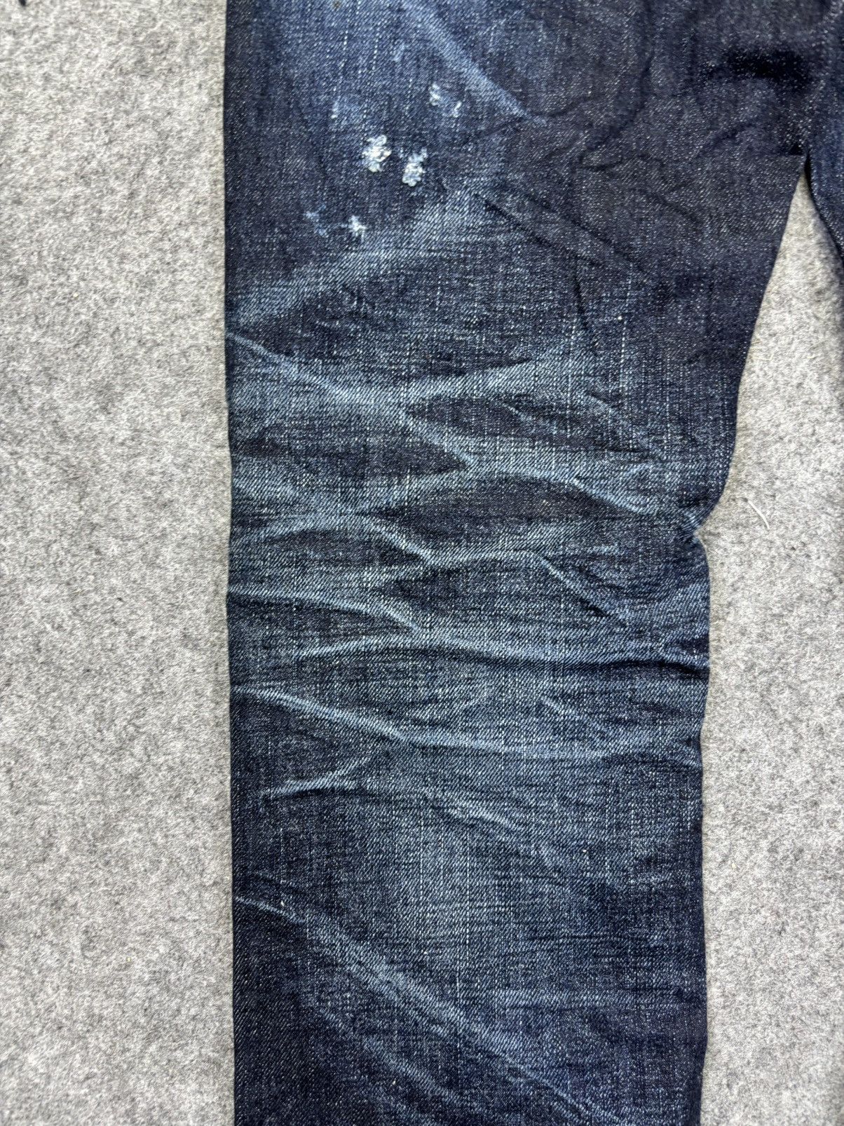GOSTAR DE FUGA 💥Very Rare💥Archival Fuga Heavy Art Distressed Denim K7 Size US 30 / EU 46 - 14 Thumbnail