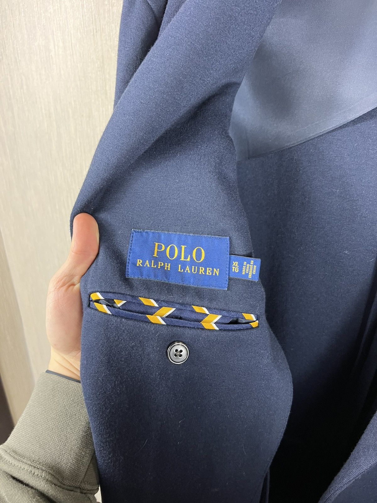 Polo Ralph Lauren × Ralph Lauren Polo Ralph Lauren cotton navy blazer soft jacket luxury Size US XL / EU 56 / 4 - 16 Thumbnail