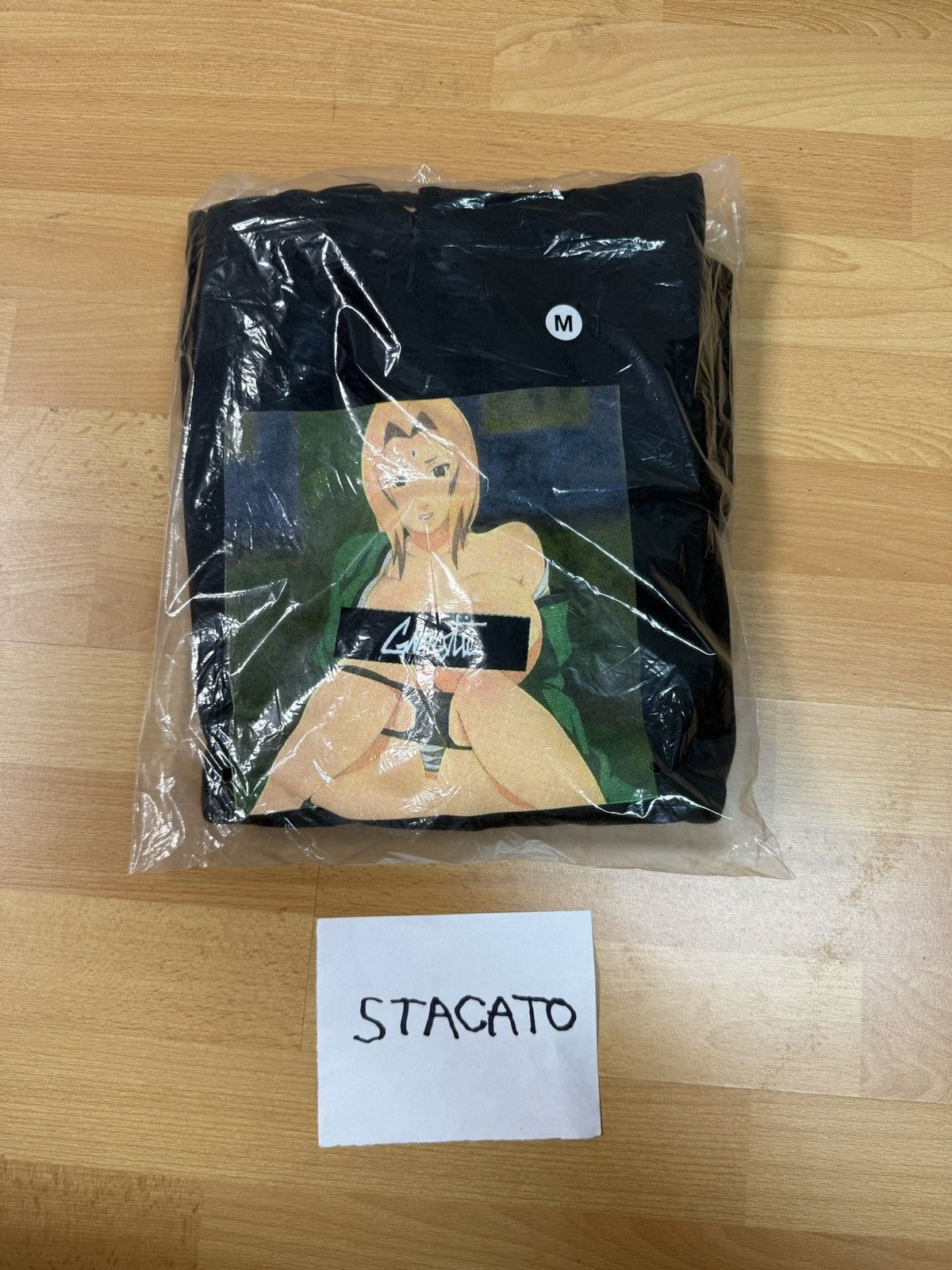 Glo Gang × Gnarcotic Gnarcotic Naruto Lady Tsunade Hoodie Black Medium Size US M / EU 48-50 / 2 - 2 Thumbnail