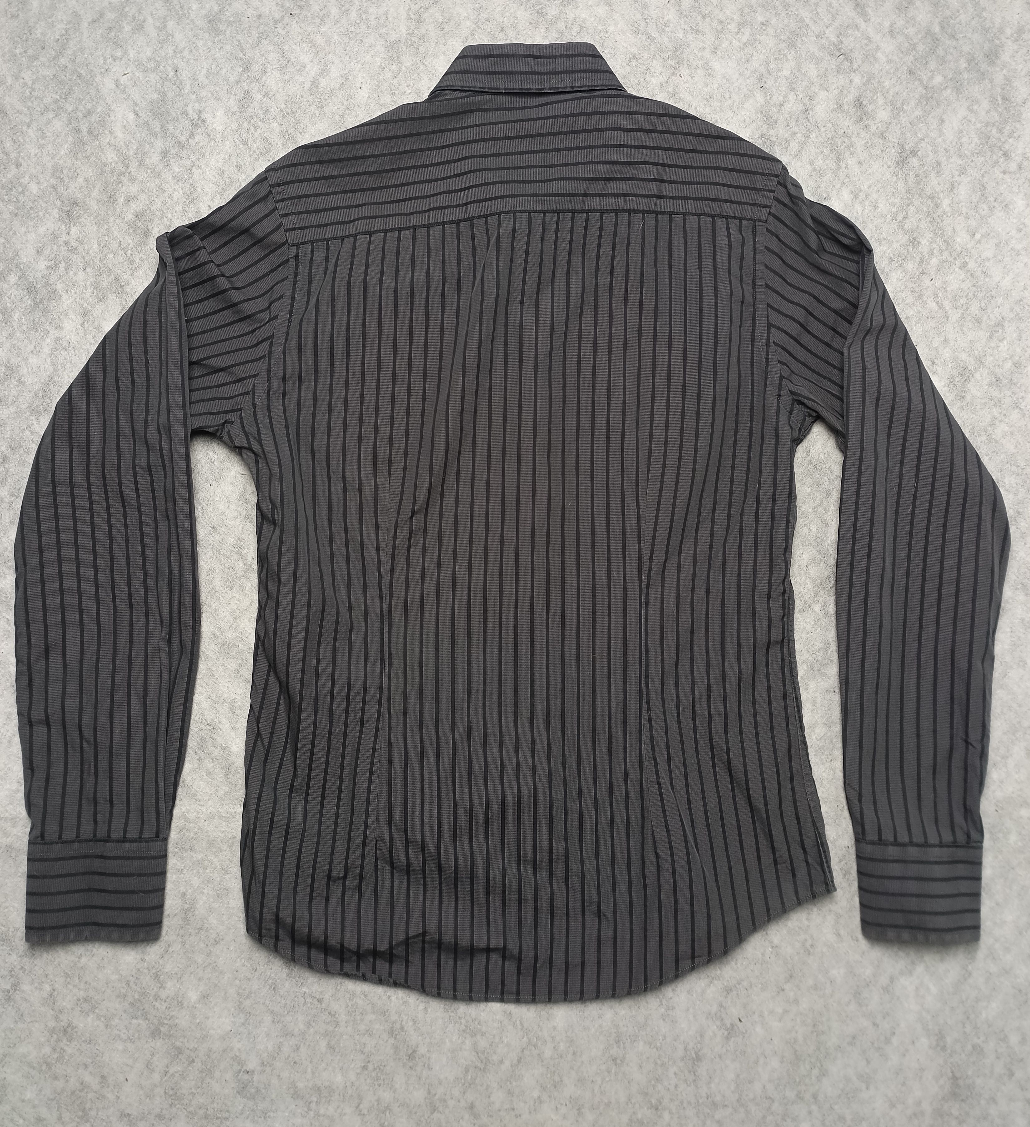 Romeo Gigli Romeo Gigli Slim Fit Black Button Down Shirt Sz 15.5 / 39 Size US M / EU 48-50 / 2 - 2 Thumbnail