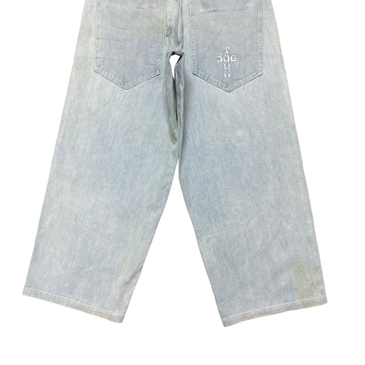 Dogtown Vintage y2k Dogtown Light Wash Denim Baggy Jeans Size US 32 / EU 48 - 14 Thumbnail