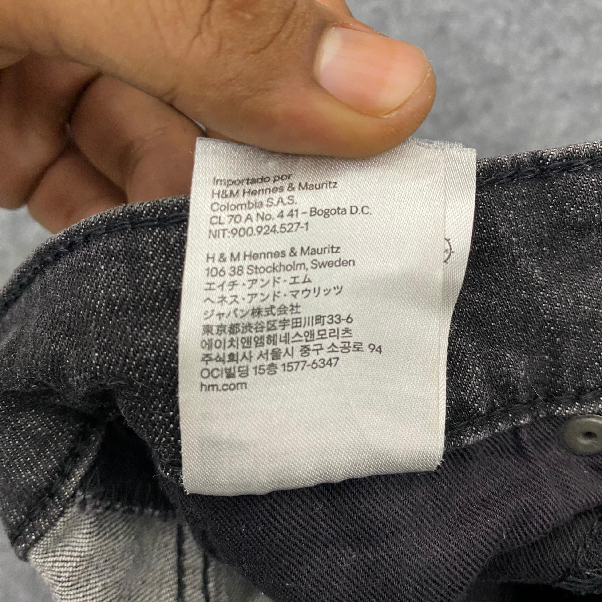 If Six Was Nine 💥Best Offer💥Vintage H&M Japanese Brand Skinny Denim Size US 30 / EU 46 - 13 Thumbnail