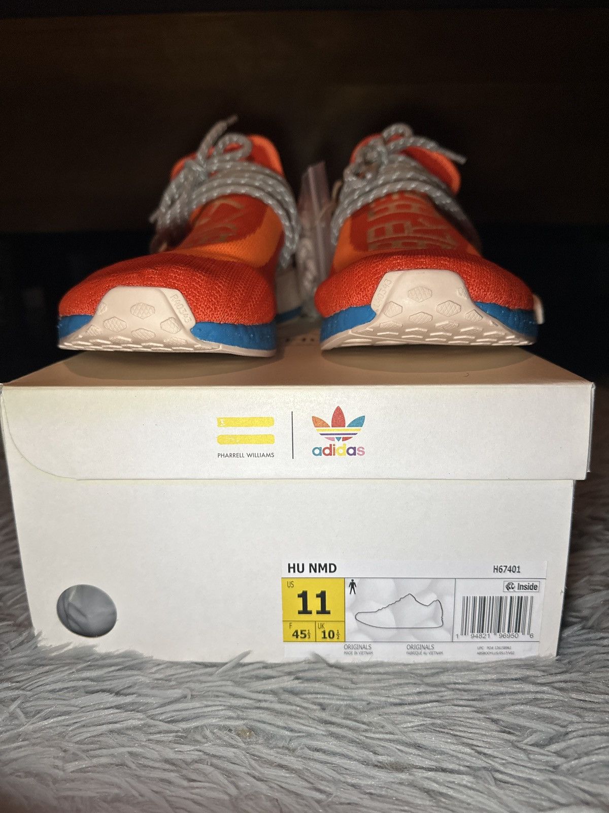 Adidas NMD Hu Pharrell 'Extra Eye Orange'