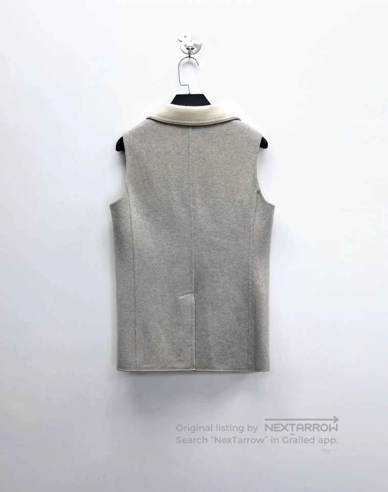 Loro Piana Loro Piana Light Gray Cashmere Leather Vest. Size US S / EU 44-46 / 1 - 2 Thumbnail