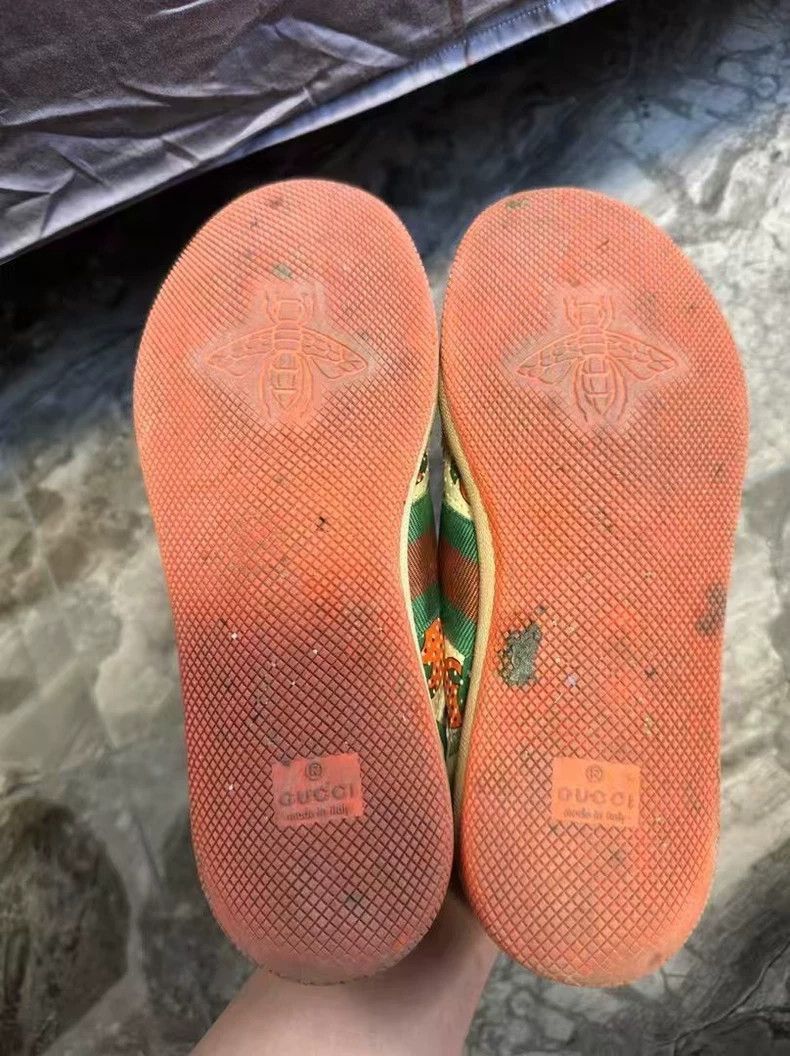 Gucci Strawberry Print Screener Sneakers Size 37-2506