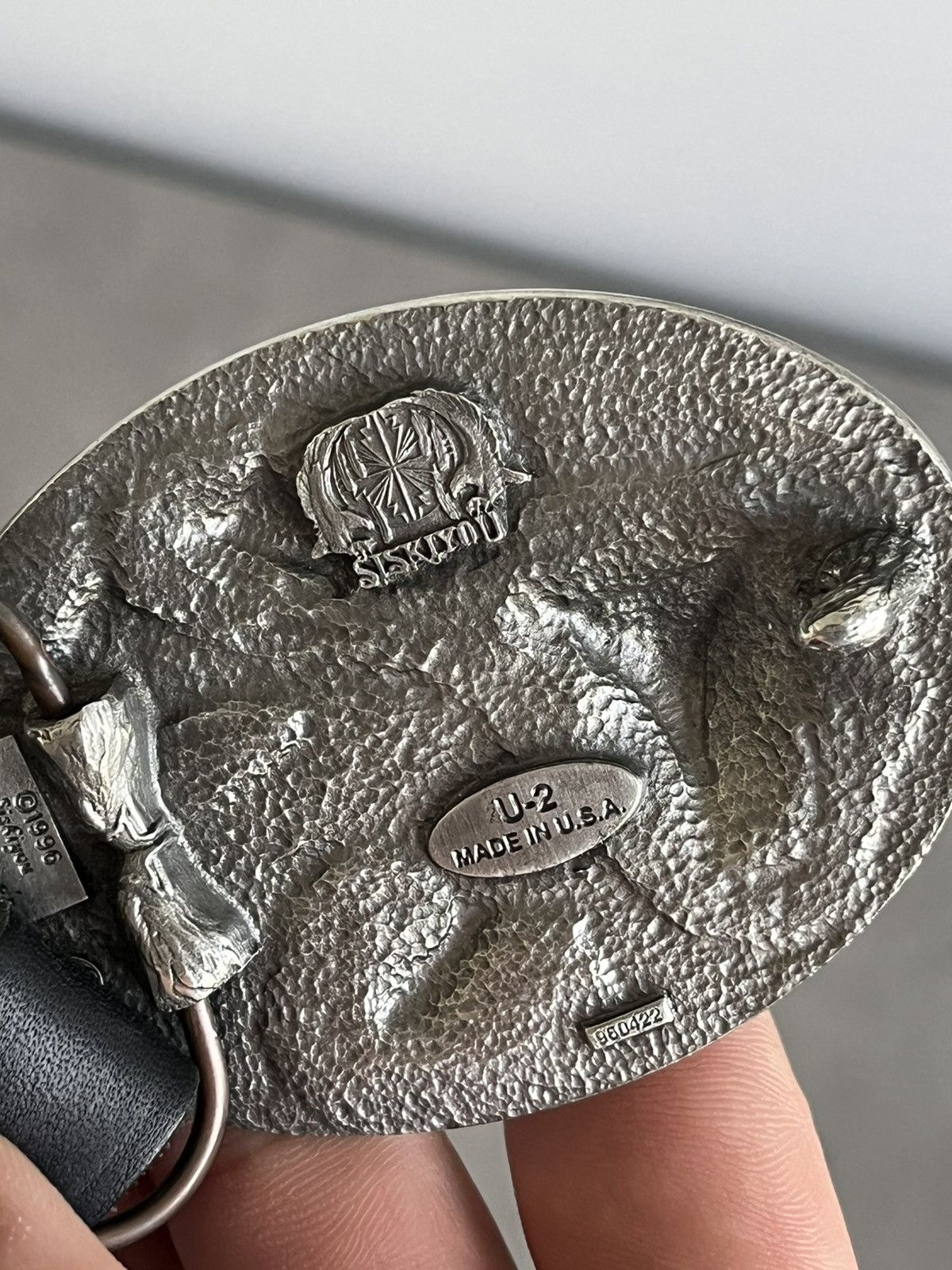 Leather × Vintage Vintage 1996 Siskiyou Oregon Leather Belt Size ONE SIZE - 7 Thumbnail