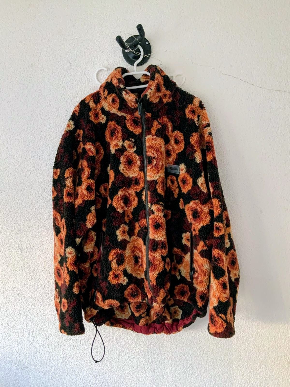 Martine Rose × Napapijri Martine Rose Napapijri Jacquard Rose Fleece Jacket Red Size US L / EU 52-54 / 3 - 1 Thumbnail
